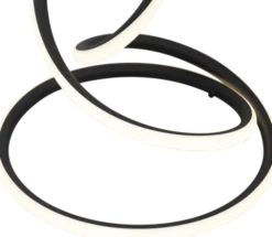 Infinity LED gulvlampe 143cm sort