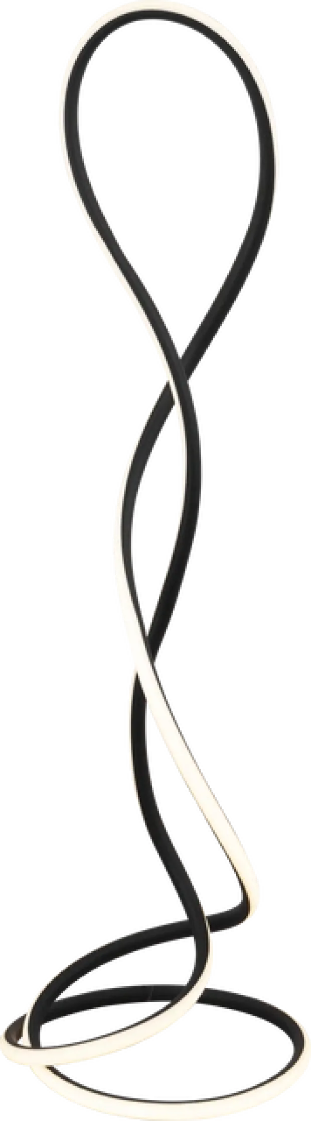 Infinity LED gulvlampe 143cm sort