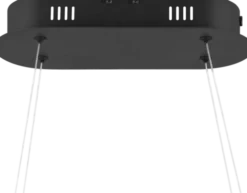 Infinity LED taklampe 112cm sort