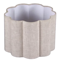 Iselin skjerm rund 25cm beige