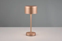 Jeff LED oppladbar bordlampe 30cm brun