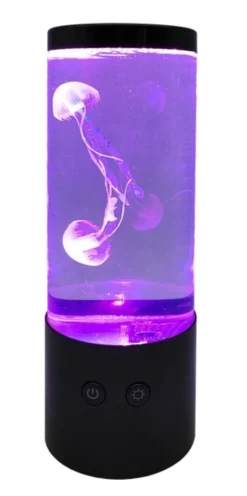 Jellyfish LED oppladbar bordlampe 23cm flerfarget