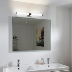 Jessy Duo LED vegg baderomslampe IP44 65cm krom