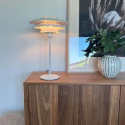 Joakim bordlampe 53cm hvit
