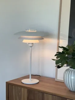 Joakim bordlampe 53cm hvit