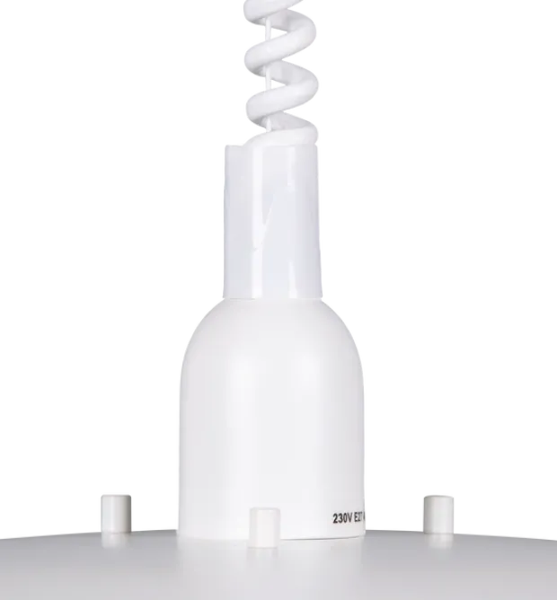 Joakim II taklampe med heis 40cm hvit