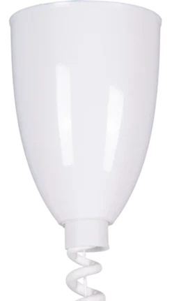 Joakim II taklampe med heis 40cm hvit
