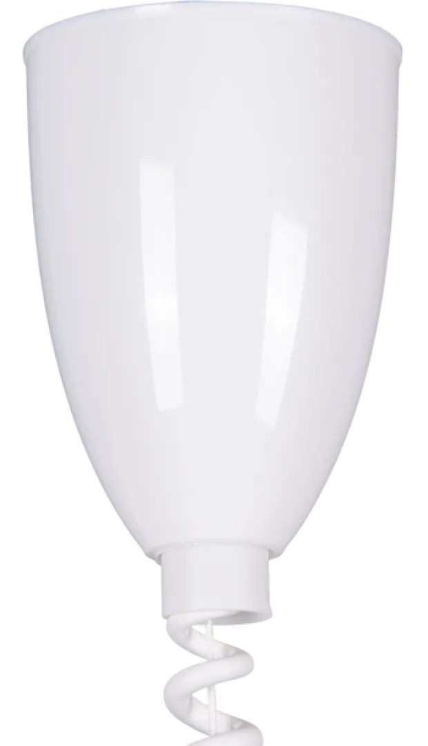 Joakim II taklampe med heis 40cm hvit