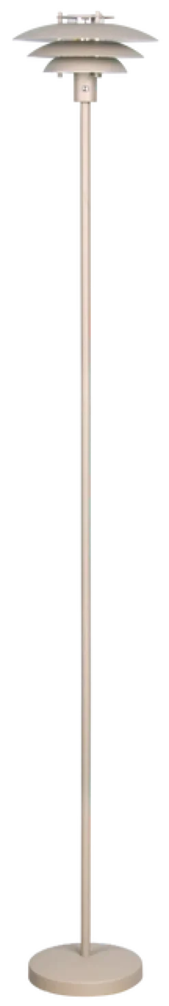 Joakim LED oppladbar gulvlampe 135cm beige