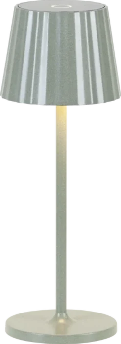 Juli LED oppladbar utelampe bord IP65 29cm grønn