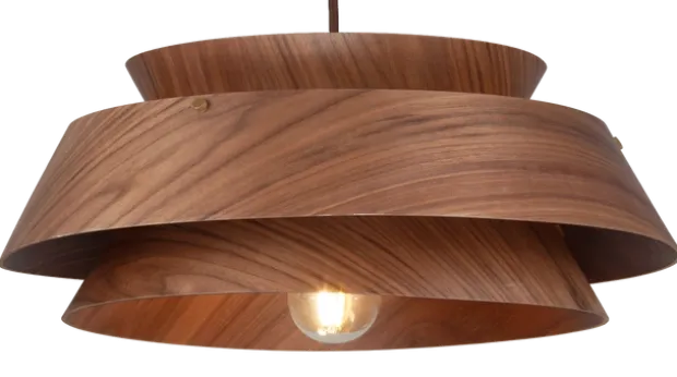 Justin taklampe 42cm brun