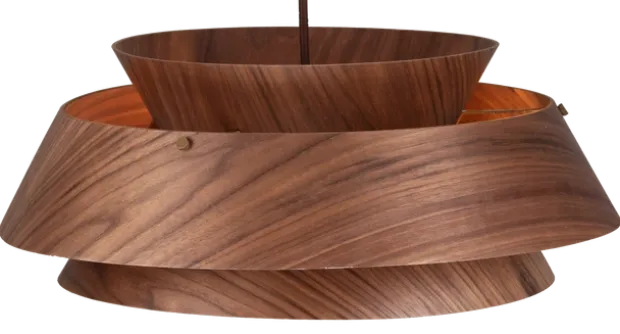 Justin taklampe 42cm brun