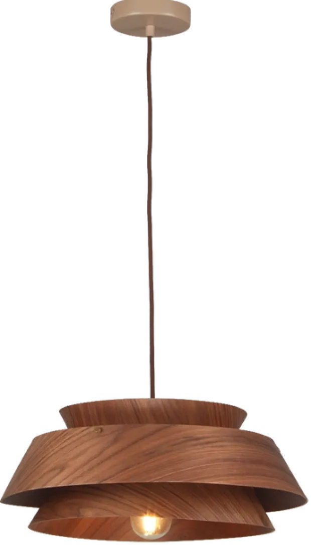 Justin taklampe 42cm brun