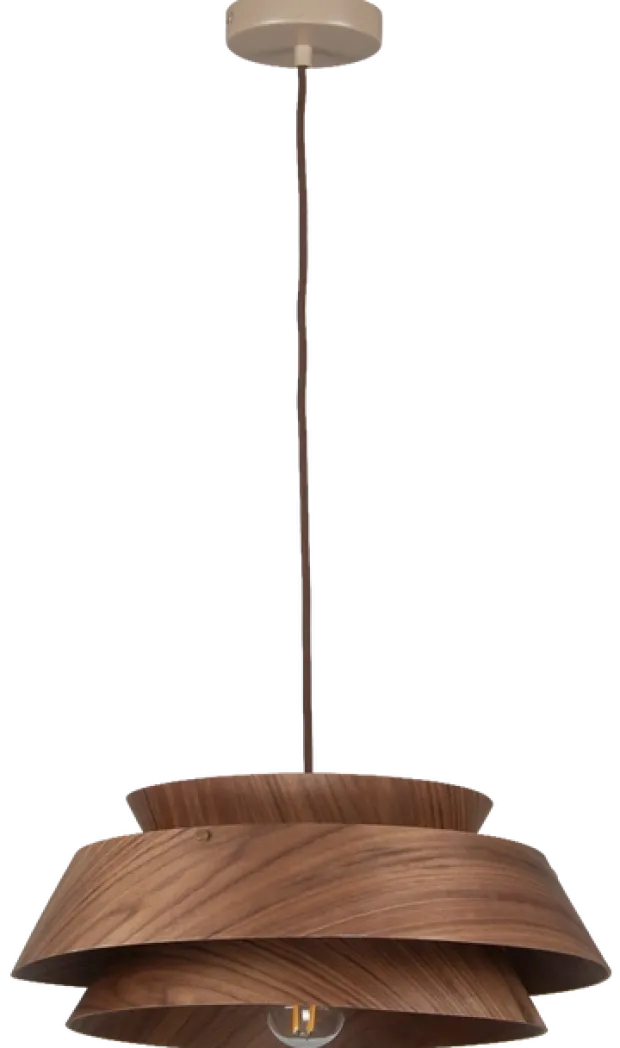 Justin taklampe 42cm brun