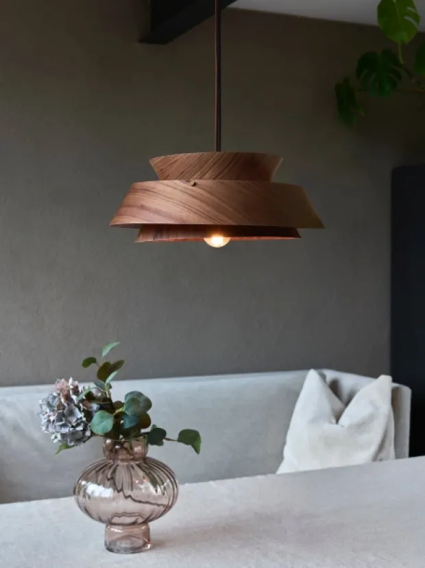 Justin taklampe 42cm brun
