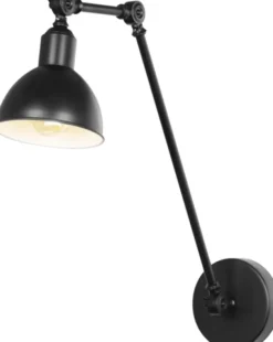 Kalle vegglampe 55cm sort