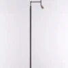 Kasper gulvlampe m/lesearm 156cm stål