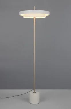 Keaton LED gulvlampe 140cm grå