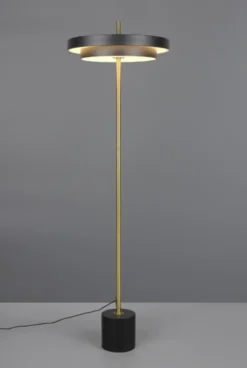 Keaton LED gulvlampe 140cm sort