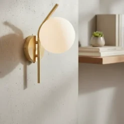 Kea vegglampe 36cm messing