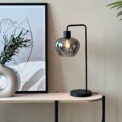 Kelly bordlampe 54cm smoke