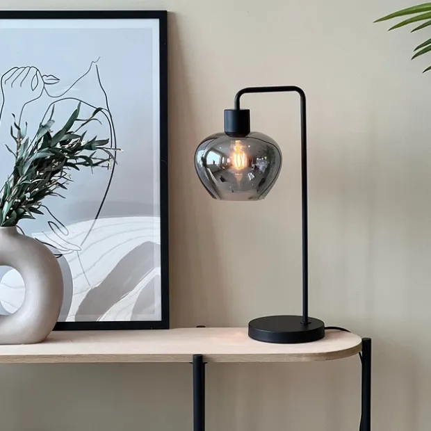Kelly bordlampe 54cm smoke