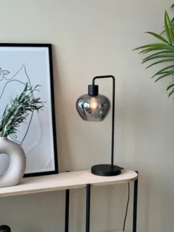Kelly bordlampe 54cm smoke