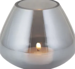 Kelly lykt/vase 10cm smoke