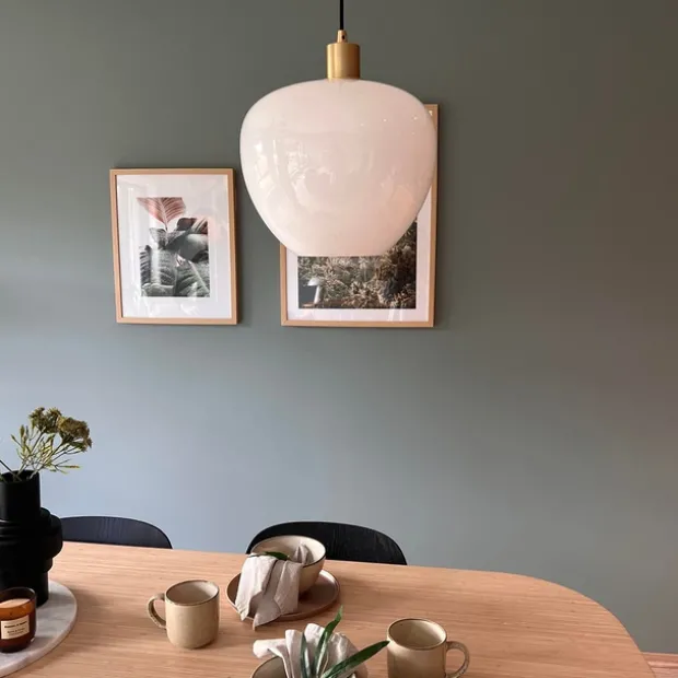Kelly taklampe 29cm hvit