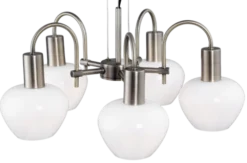 Kelly taklampe lysekrone 5lys 55cm messing