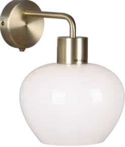Kelly vegglampe 25cm messing