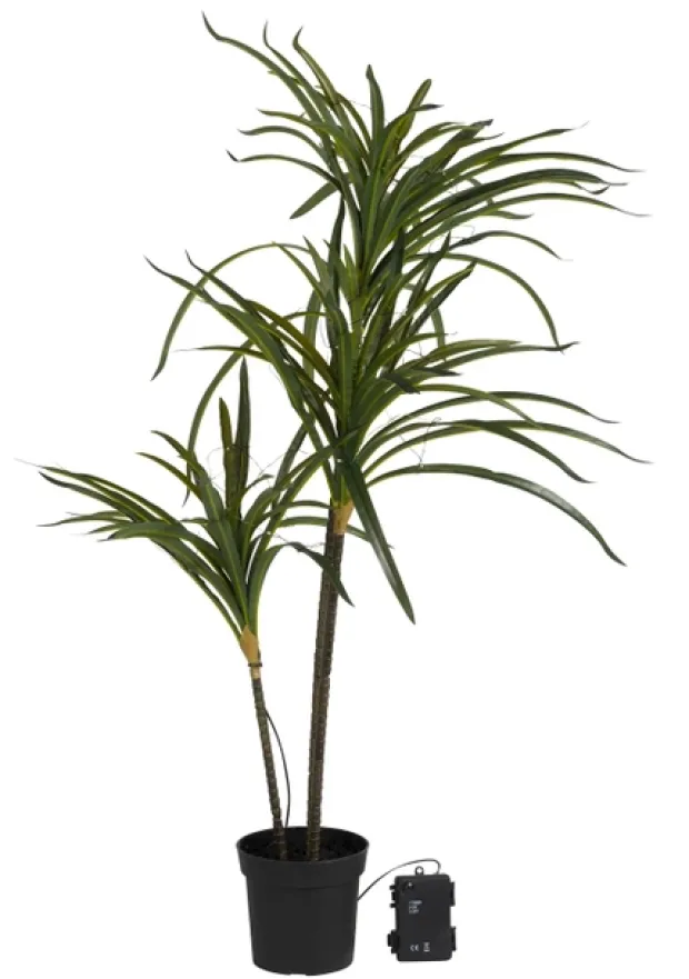 Kentia palme LED IP44 84cm grønn