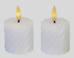 Kubbelys tvist mini 2 pk. hvit