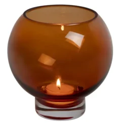 Kula mini vase 14cm brun