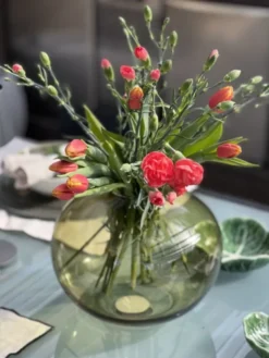 Kula vase 25cm grønn