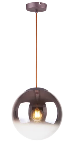 Leana taklampe 25cm brun