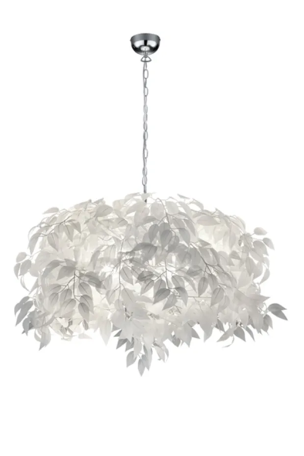 Leavy taklampe 70cm hvit