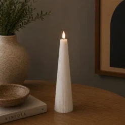 LED Cone kubbelys 27,5cm grå
