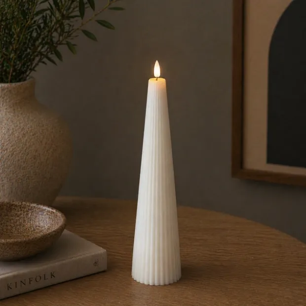 LED Cone kubbelys 27,5cm hvit