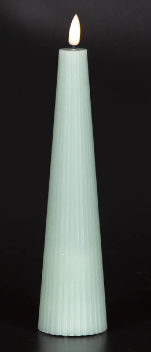 LED Cone kubbelys 21,5cm lys blå