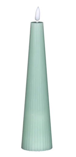 LED Cone kubbelys 21,5cm lys blå