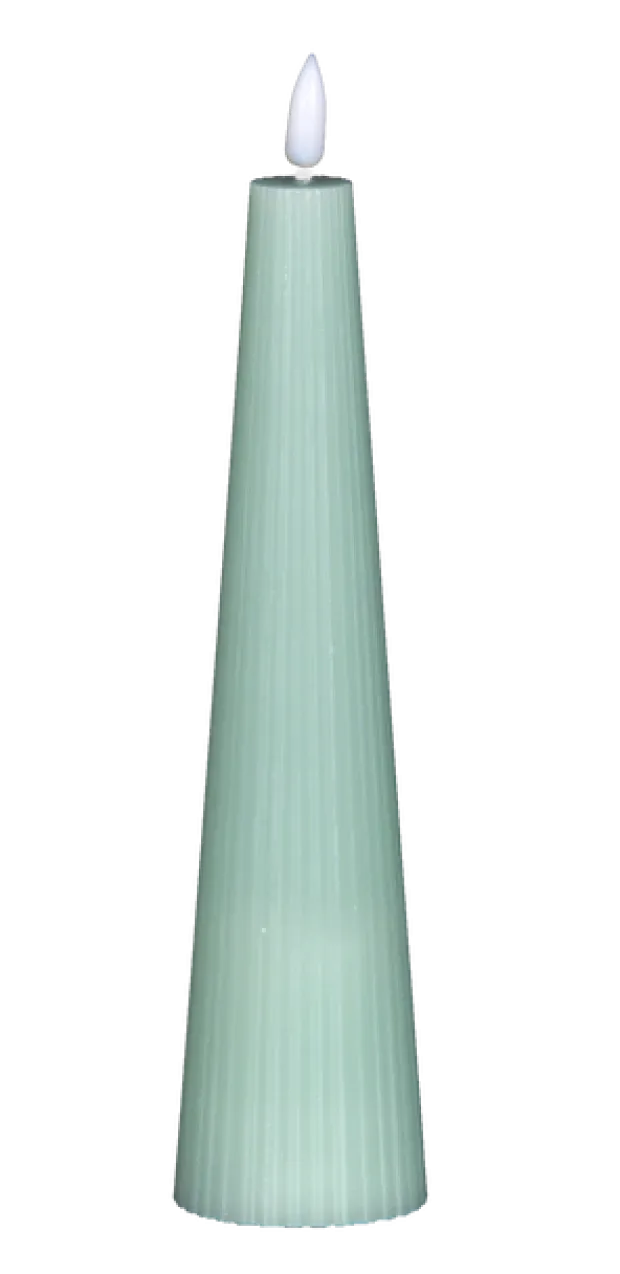 LED Cone kubbelys 21,5cm lys blå