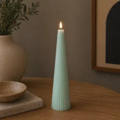 LED Cone kubbelys 27,5cm lys blå
