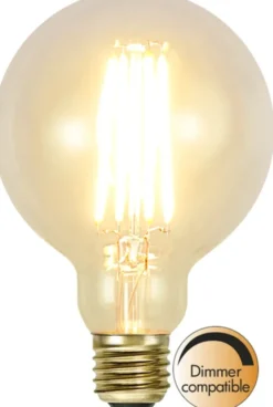 LED E27 globe 9,5cm dimbar 3,6W amber
