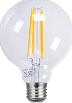 LED E27 globe 9,5cm dimbar 4W 400lm klar