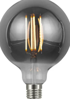 LED E27 globe 12,5cm dimbar 4W 150lm smoke