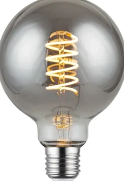 LED E27 globe 9,5cm dimbar 4W 150lm smoke