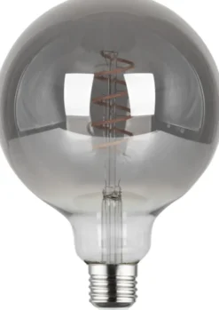 LED E27 globe 12,5cm dimbar 4W 130lm smoke