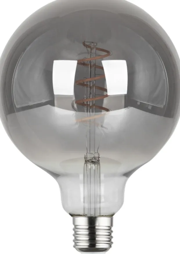 LED E27 globe 12,5cm dimbar 4W 130lm smoke
