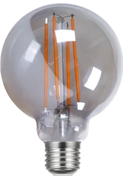 LED E27 globe 8cm dimbar 4W 150lm smoke